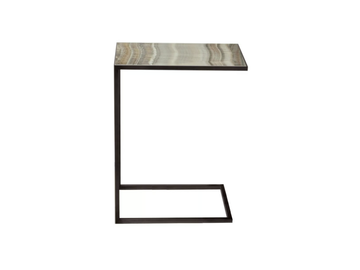 QUADRO - Rectangular ceramic side table by Sovet italia - view 2